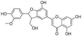 2-[2,3-Dihydro-7-hydroxy-2-(4-hydroxy-3-methoxyphenyl)-3-(hydroxymethyl)benzofuran-5-yl]-5,7-dihydroxy-4H-1-benzopyran-4-one CAS#: 55607-52-8