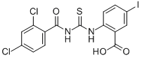 2-[[[(2,4-DICHLOROBENZOYL)AMINO]THIOXOMETHYL]AMINO]-5-IODO-BENZOIC ACID CAS#: 532417-70-2
