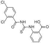 2-[[[(2,4-DICHLOROBENZOYL)AMINO]THIOXOMETHYL]AMINO]-BENZOIC ACID CAS#: 433706-33-3