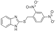 2-(2,4-DINITROBENZYLTHIO)-1H-BENZO[D]IMIDAZOLE CAS#: 475977-79-8