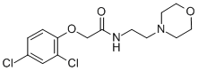 2-(2,4-Dichlorophenoxy)-N-(2-(4-morpholinyl)ethyl)acetamide CAS#: 49808-93-7