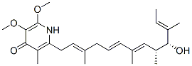2-[(2E,5E,7E,9R,10R,11E)-10-hydroxy-3,7,9,11-tetramethyl-trideca-2,5,7,11-tetraenyl]-5,6-dimethoxy-3-methyl-1H-pyridin-4-one CAS#: 5085-85-8