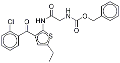 [2-[[3-(2-Chlorobenzoyl)-5-ethyl-2-thienyl]aMino]-2-oxoethyl]carbaMic Acid Benzyl Ester CAS#: 50508-73-1