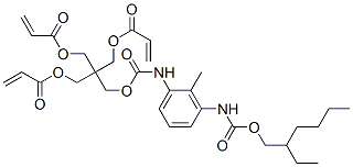 2-[[[[[3-[[[(2-ethylhexyl)oxy]carbonyl]amino]methylphenyl]amino]carbonyl]oxy]methyl]-2-[[(1-oxoallyl)oxy]methyl]-1,3-propanediyl diacrylate CAS#: 51160-59-9