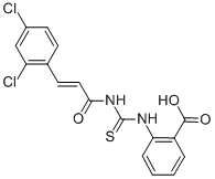 2-[[[[3-(2,4-DICHLOROPHENYL)-1-OXO-2-PROPENYL]AMINO]THIOXOMETHYL]AMINO]-BENZOIC ACID CAS#: 471277-12-0