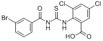 2-[[[(3-BROMOBENZOYL)AMINO]THIOXOMETHYL]AMINO]-3,5-DICHLORO-BENZOIC ACID CAS#: 532416-76-5