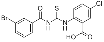 2-[[[(3-BROMOBENZOYL)AMINO]THIOXOMETHYL]AMINO]-5-CHLORO-BENZOIC ACID CAS#: 531547-04-3