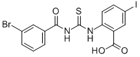 2-[[[(3-BROMOBENZOYL)AMINO]THIOXOMETHYL]AMINO]-5-IODO-BENZOIC ACID CAS#: 535966-72-4