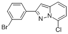 2-(3-BROMOPHENYL)-7-CHLOROPYRAZOLO[1,5-A]PYRIDINE CAS#: 460079-44-1