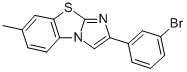 2-(3-BROMOPHENYL)-7-METHYLIMIDAZO[2,1-B]BENZOTHIAZOLE CAS#: 419557-51-0