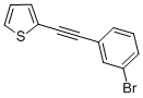 2-[(3-BROMOPHENYL)ETHYNYL] THIOPHENE CAS#: 473580-48-2