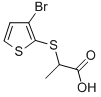 2-((3-Bromo-2-thienyl)thio)propionicacid CAS#: 6645-60-9