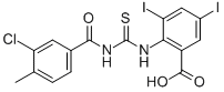 2-[[[(3-CHLORO-4-METHYLBENZOYL)AMINO]THIOXOMETHYL]AMINO]-3,5-DIIODO-BENZOIC ACID CAS#: 532433-37-7