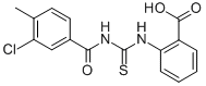 2-[[[(3-CHLORO-4-METHYLBENZOYL)AMINO]THIOXOMETHYL]AMINO]-BENZOIC ACID CAS#: 532962-07-5