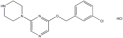 2-[(3-CHLOROPHENYL)METHOXY]-6-(1-PIPERAZINYL)PYRAZINE HYDROCHLORIDE CAS#: 479683-64-2