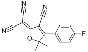 2-[3-CYANO-4-(4-FLUOROPHENYL)-5,5-DIMETHYL-5H-FURAN-2-YLIDENE]MALONONITRILE CAS#: 425604-51-9