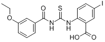 2-[[[(3-ETHOXYBENZOYL)AMINO]THIOXOMETHYL]AMINO]-5-IODO-BENZOIC ACID CAS#: 532951-30-7