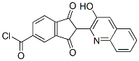 2-(3-Hydroxy-2-quinolyl)-1,3-dioxoindane-5-carbonyl chloride CAS#: 52237-05-5