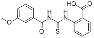 2-[[[(3-METHOXYBENZOYL)AMINO]THIOXOMETHYL]AMINO]-BENZOIC ACID CAS#: 433694-82-7