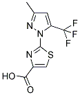 2-[3-METHYL-5-(TRIFLUOROMETHYL)-1H-PYRAZOL-1-YL]-1,3-THIAZOLE-4-CARBOXYLIC ACID CAS#: 449778-74-9