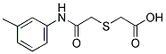 ([2-[(3-METHYLPHENYL)AMINO]-2-OXOETHYL]THIO)ACETIC ACID CAS#: 436087-50-2