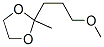 2-(3-Methoxypropyl)-2-methyl-1,3-dioxolane CAS#: 54751-80-3