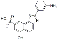 2-(3-aminophenyl)-6-hydroxynaphtho[2,1-d]thiazole-8-sulfonic acid CAS#: 6259-71-8