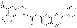 2-(3-(benzyloxy)-4-Methoxyphenyl)-N-(2-(7-Methoxybenzo[d][1,3]dioxol-5-yl)ethyl)acetaMide CAS#: 52346-00-6