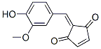 2-(3'-methoxy-4'-hydroxybenzylidene)cyclopentene-1,3-dione CAS#: 55776-43-7