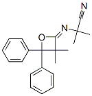 2-[(3,3-Dimethyl-4,4-diphenyloxetan-2-ylidene)amino]-2-methylpropanenitrile CAS#: 55044-23-0