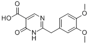 2-[(3,4-DIMETHOXYPHENYL)METHYL]-1,4-DIHYDRO-4-OXO-5-PYRIMIDINECARBOXYLIC ACID CAS#: 56406-38-3