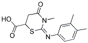 2-(3,4-DIMETHYL-PHENYLIMINO)-3-METHYL-4-OXO-[1,3]THIAZINANE-6-CARBOXYLIC ACID CAS#: 448905-66-6
