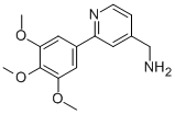 (2-(3,4,5-TRIMETHOXYPHENYL)PYRIDIN-4-YL)METHANAMINE CAS#: 427885-87-8