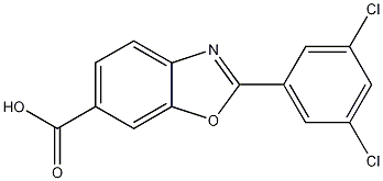 2-(3,5-Dichlorophenyl)-6-benzoxazole carboxylic acid CAS#: 594839-88-0