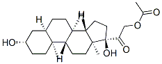 [2-[(3S,5R,8R,9S,10S,13S,14S,17R)-3,17-dihydroxy-10,13-dimethyl-1,2,3, 4,5,6,7,8,9,11,12,14,15,16-tetradecahydrocyclopenta[a]phenanthren-17-y l]-2-oxo-ethyl] acetate CAS#: 53604-15-2
