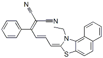 2-[4-(1-Ethylnaphtho[1,2-d]thiazol-2(1H)-ylidene)-1-phenyl-2-butenylidene]propanedinitrile CAS#: 58471-77-5