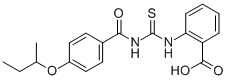 2-[[[[4-(1-METHYLPROPOXY)BENZOYL]AMINO]THIOXOMETHYL]AMINO]-BENZOIC ACID CAS#: 535966-00-8