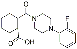 2-((4-(2-FLUOROPHENYL)PIPERAZINYL)CARBONYL)CYCLOHEXANECARBOXYLIC ACID CAS#: 497061-34-4