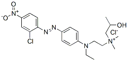 [2-[[4-[(2-chloro-4-nitrophenyl)azo]phenyl]ethylamino]ethyl](2-hydroxypropyl)dimethylammonium chloride CAS#: 54229-13-9
