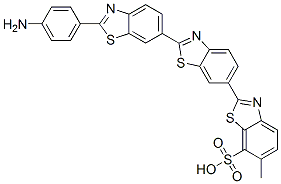 2''-(4-Aminophenyl)-6-methyl[2,6':2',6''-terbenzothiazole]-7-sulfonic acid CAS#: 47812-48-6