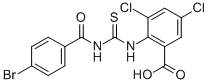 2-[[[(4-BROMOBENZOYL)AMINO]THIOXOMETHYL]AMINO]-3,5-DICHLORO-BENZOIC ACID CAS#: 535957-21-2