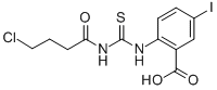 2-[[[(4-CHLORO-1-OXOBUTYL)AMINO]THIOXOMETHYL]AMINO]-5-IODO-BENZOIC ACID CAS#: 535979-18-1