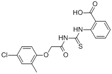 2-[[[[(4-CHLORO-2-METHYLPHENOXY)ACETYL]AMINO]THIOXOMETHYL]AMINO]-BENZOIC ACID CAS#: 461422-26-4