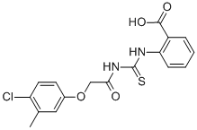 2-[[[[(4-CHLORO-3-METHYLPHENOXY)ACETYL]AMINO]THIOXOMETHYL]AMINO]-BENZOIC ACID CAS#: 461427-27-0