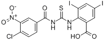 2-[[[(4-CHLORO-3-NITROBENZOYL)AMINO]THIOXOMETHYL]AMINO]-3,5-DIIODO-BENZOIC ACID CAS#: 532388-27-5