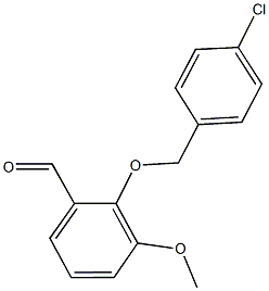 2-[(4-CHLOROBENZYL)OXY]-3-METHOXYBENZALDEHYDE CAS#: 52803-62-0