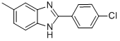 2-(4-CHLOROPHENYL)-5-METHYL-1H-BENZO[D]IMIDAZOLE CAS#: 53314-17-3