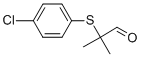 2-[(4-CHLOROPHENYL)SULFANYL]-2-METHYLPROPANAL CAS#: 56421-90-0