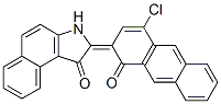 2-(4-Chloro-1-oxoanthracen-2(1H)-ylidene)-3H-benz[e]indol-1(2H)-one CAS#: 6417-37-4