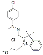 2-[[(4-Chlorophenyl) methylhydrazono]methyl]-1-(2-methoxyethyl)-3,3-dimethyl-3H-indolium chloride CAS#: 55850-00-5